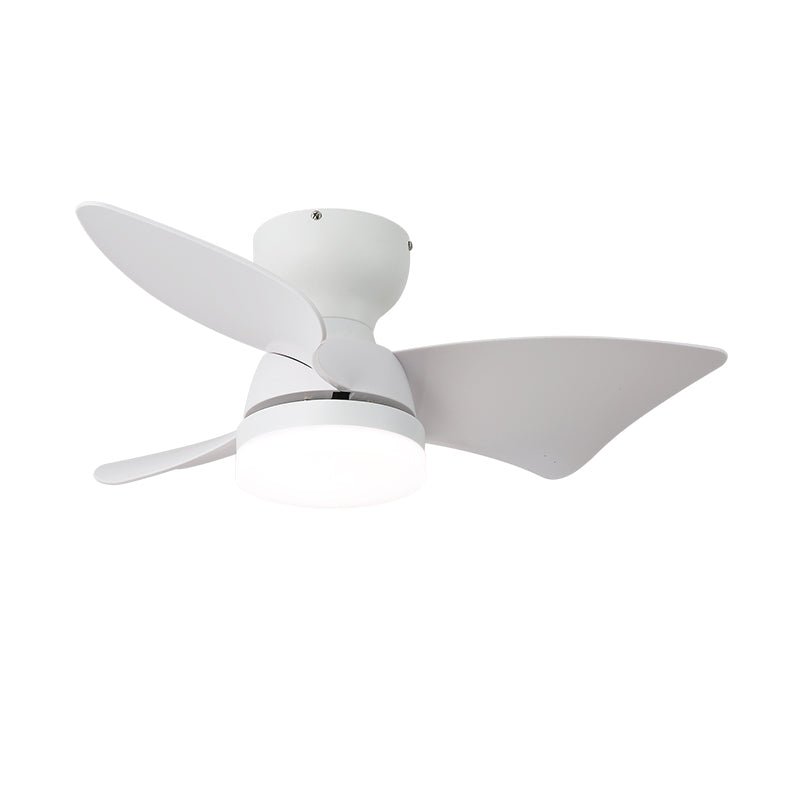 Mirella Silver Wood Ceiling Fan Light
