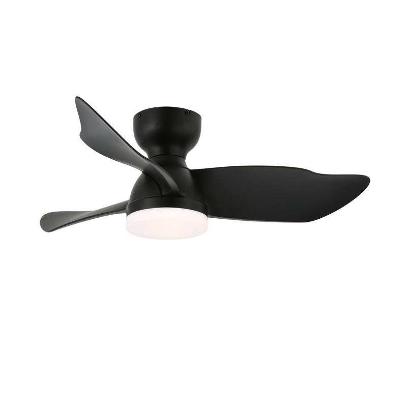 Mirella Silver Wood Ceiling Fan Light