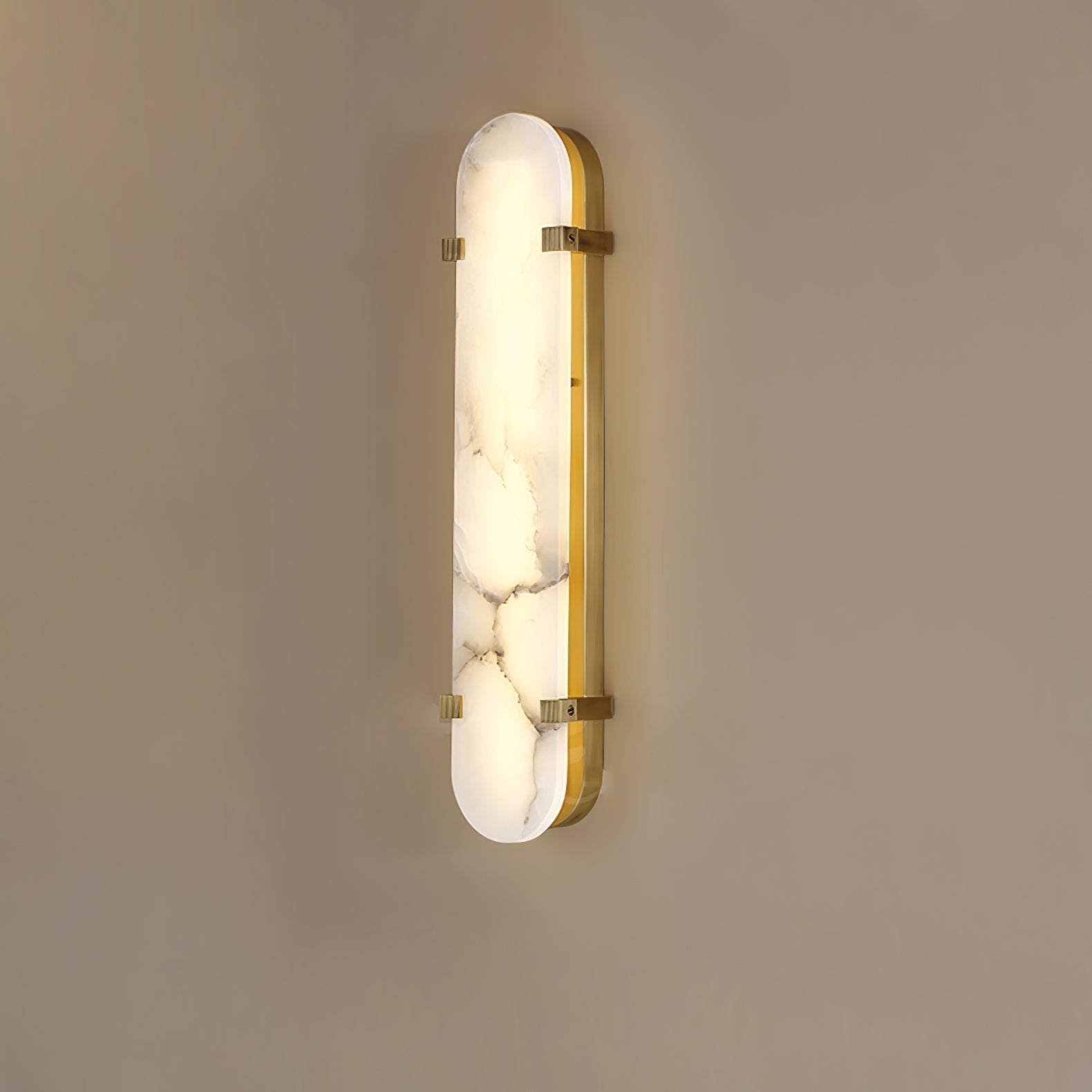 Nivanise Modern Alabaster Wall Light