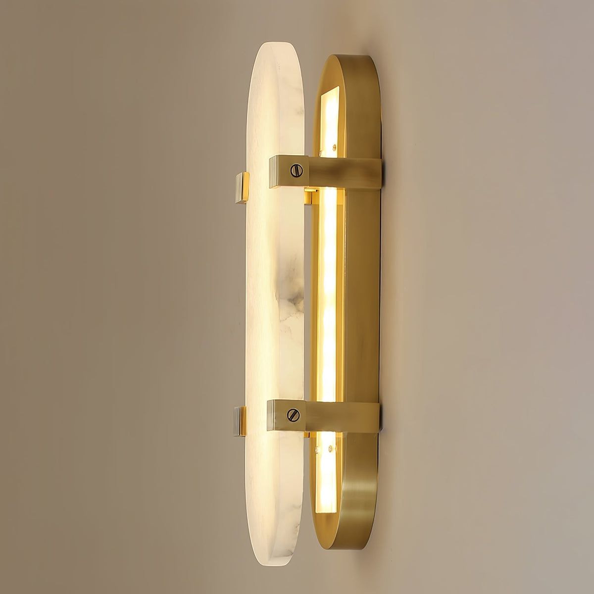 Nivanise Modern Alabaster Wall Light