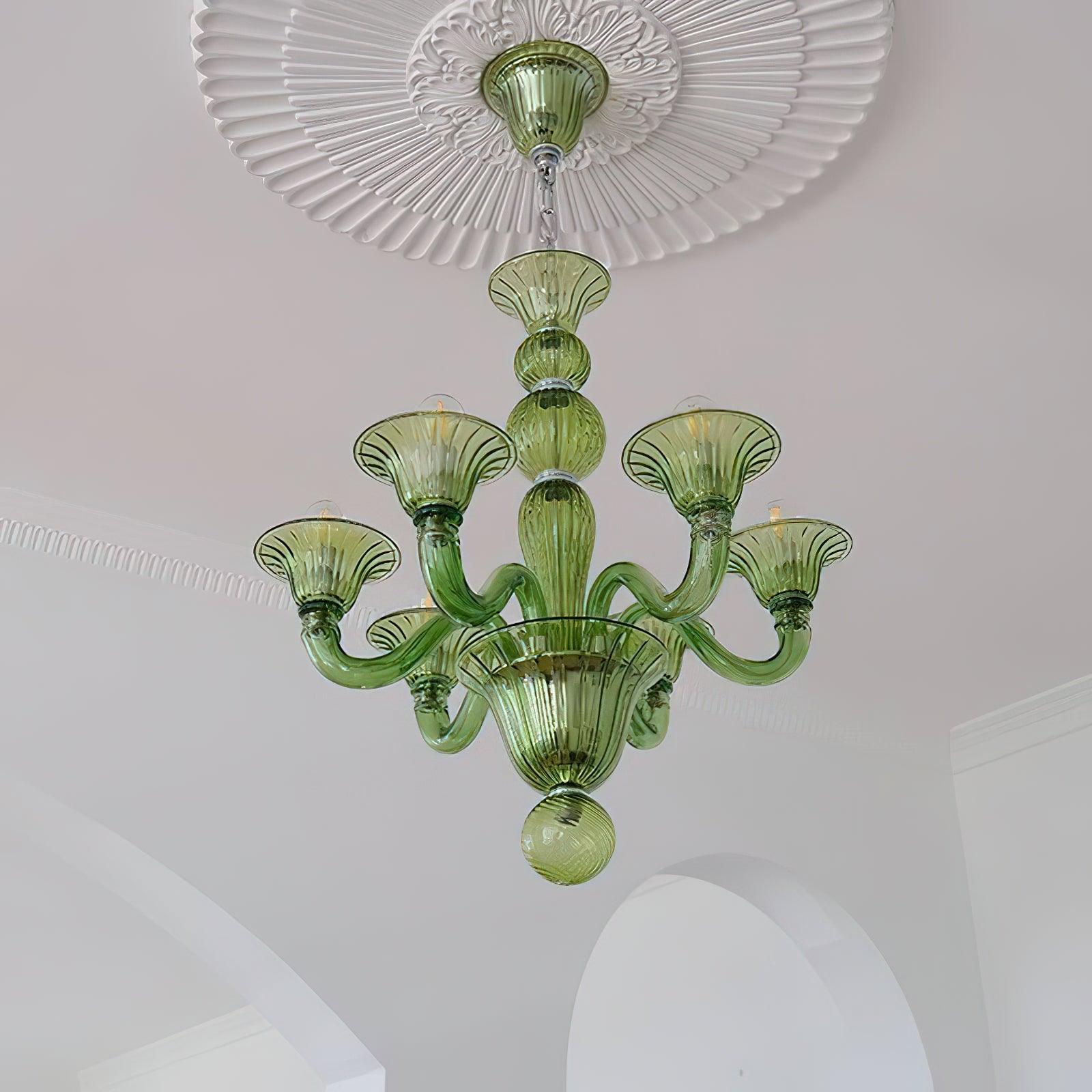 Vase Chandelier Murano Glass Exotic