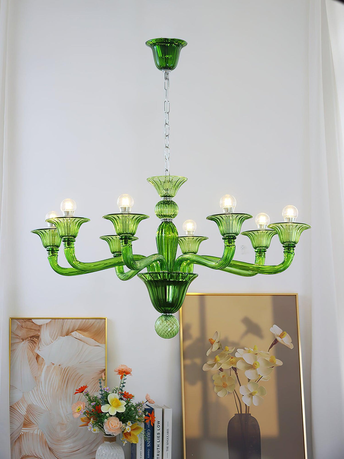 Vase Chandelier Murano Glass Exotic