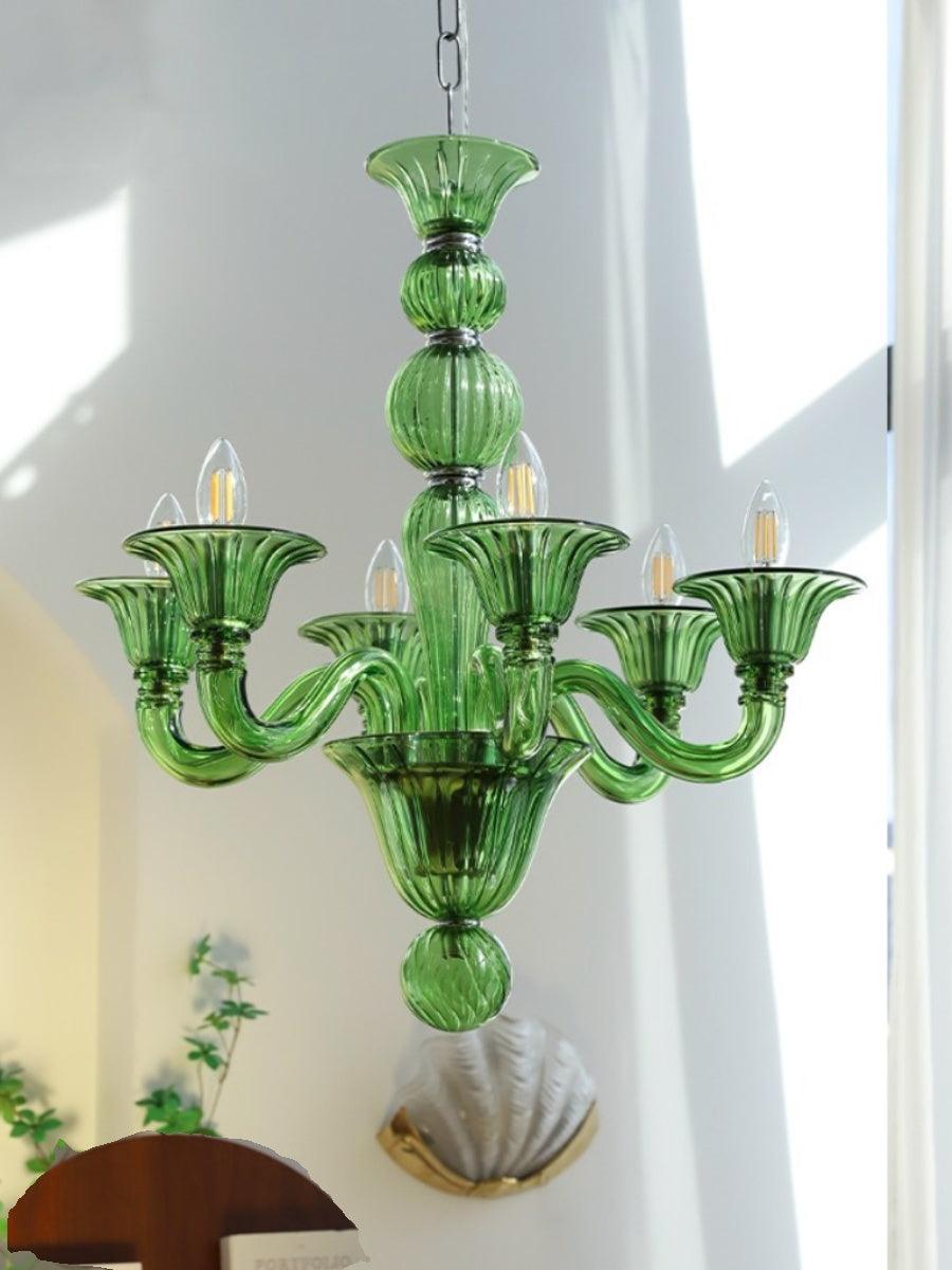 Vase Chandelier Murano Glass Exotic