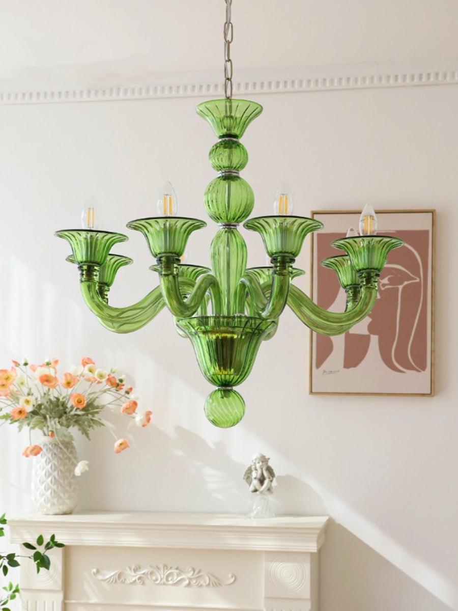 Vase Chandelier Murano Glass Exotic