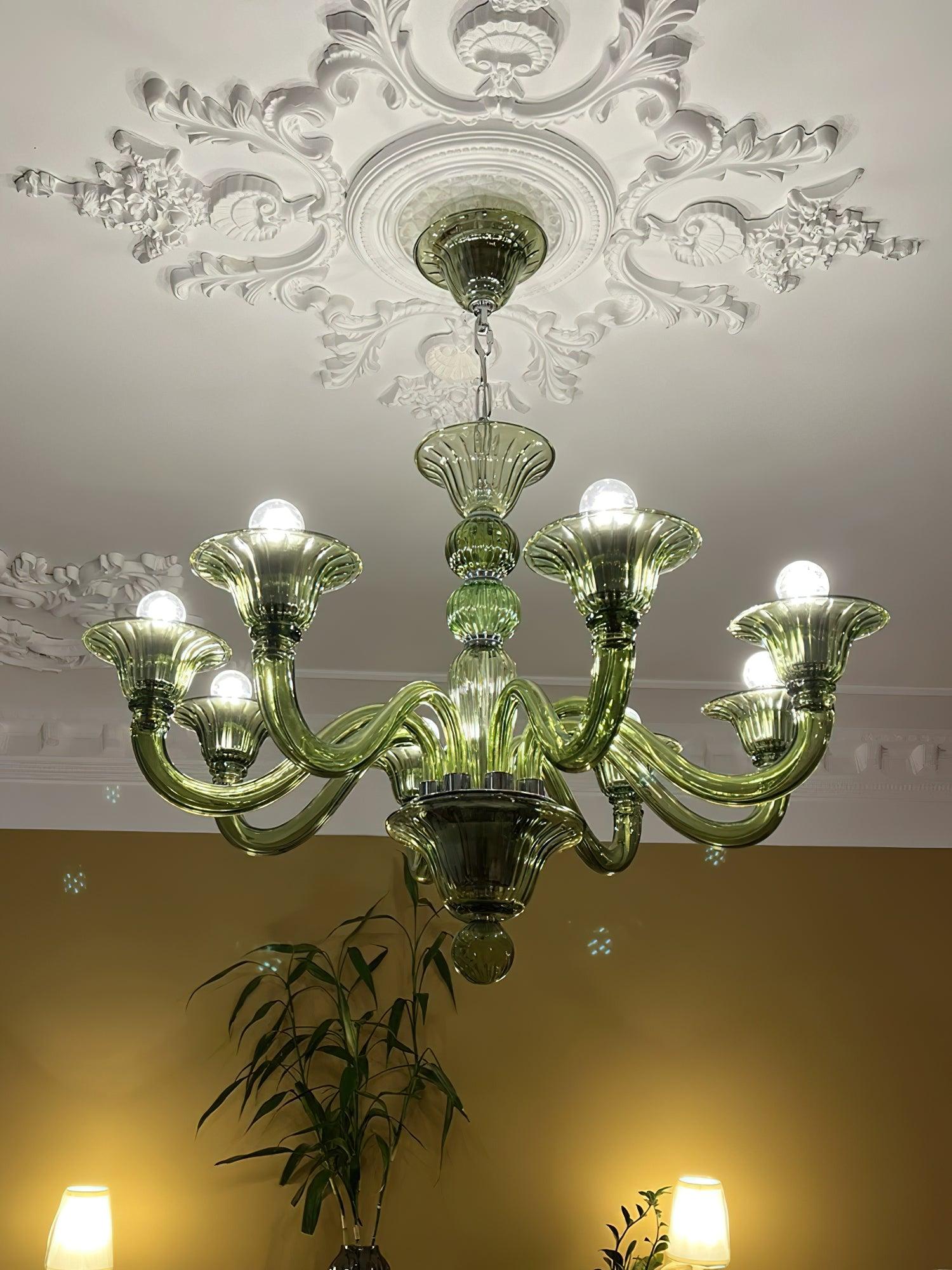 Vase Chandelier Murano Glass Exotic