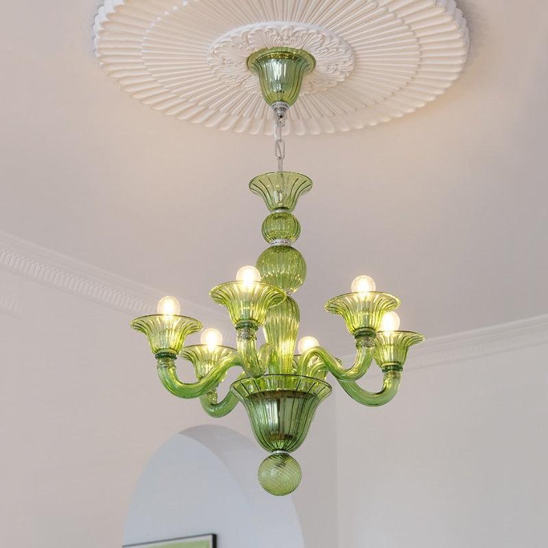 Vase Chandelier Murano Glass Exotic