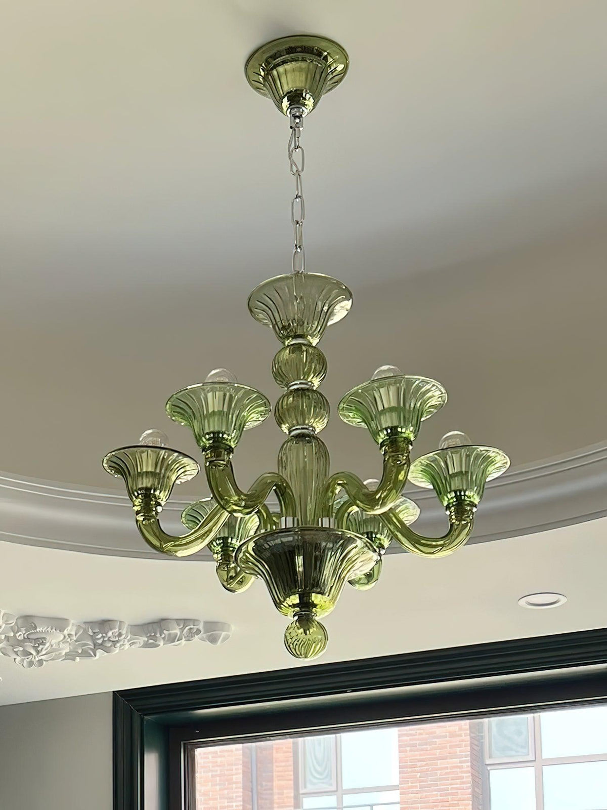 Vase Chandelier Murano Glass Exotic