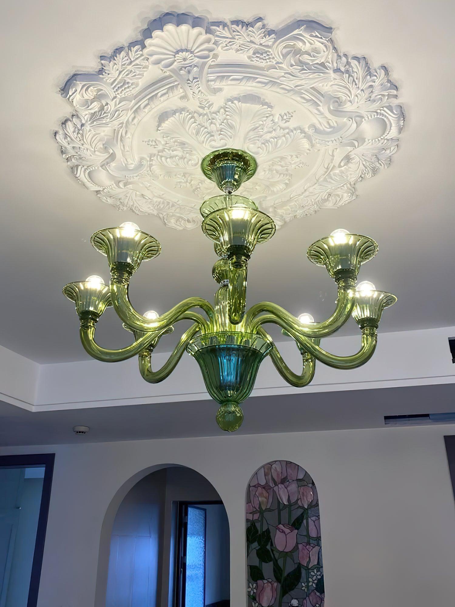 Vase Chandelier Murano Glass Exotic