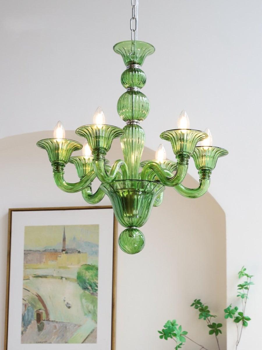 Vase Chandelier Murano Glass Exotic