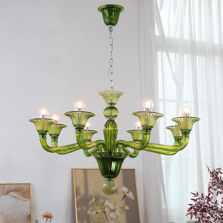 Vase Chandelier Murano Glass Exotic
