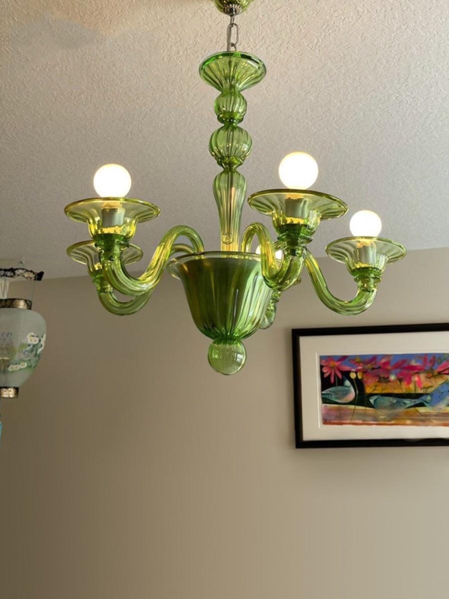 Vase Chandelier Murano Glass Exotic