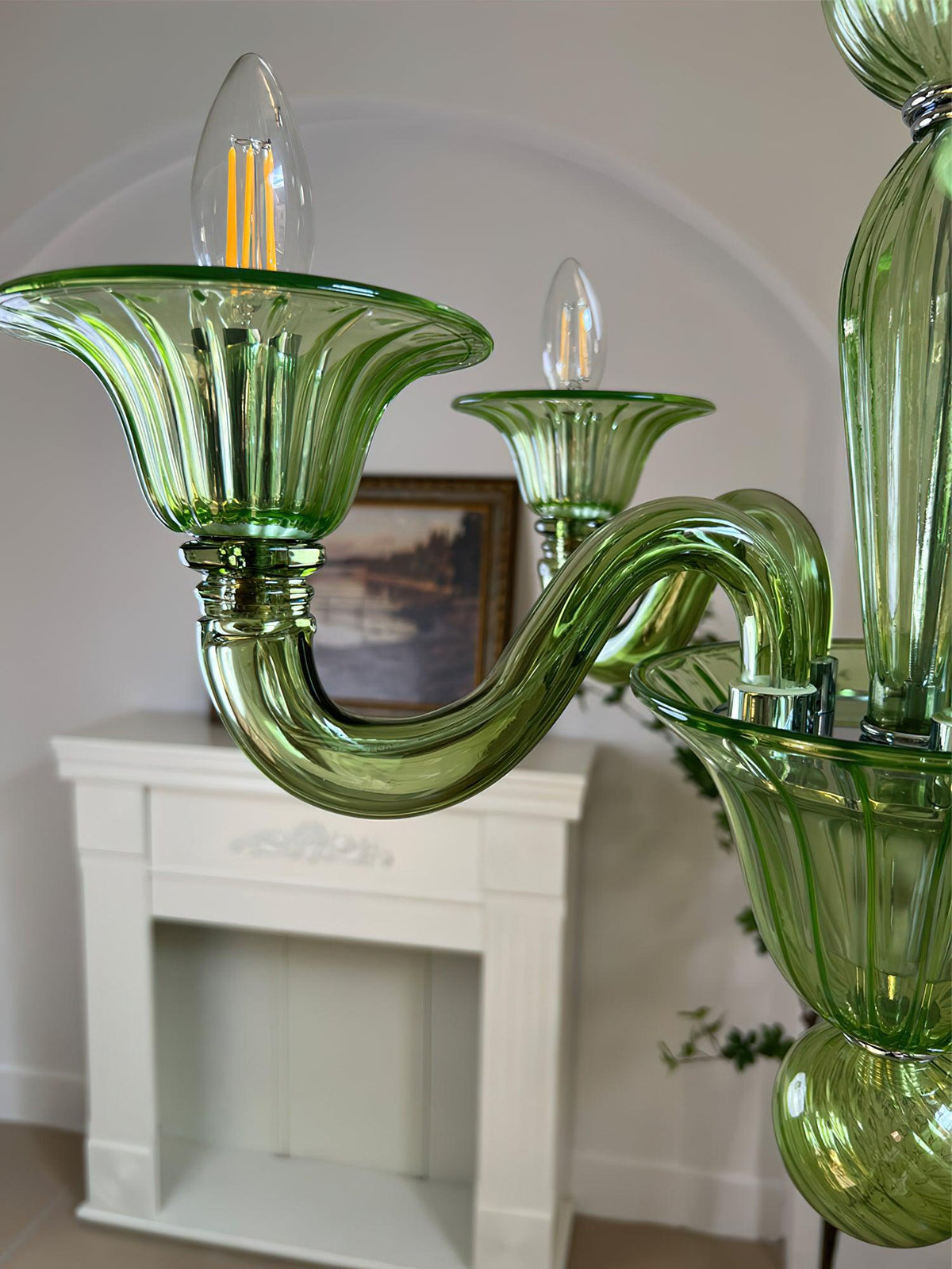Vase Chandelier Murano Glass Exotic