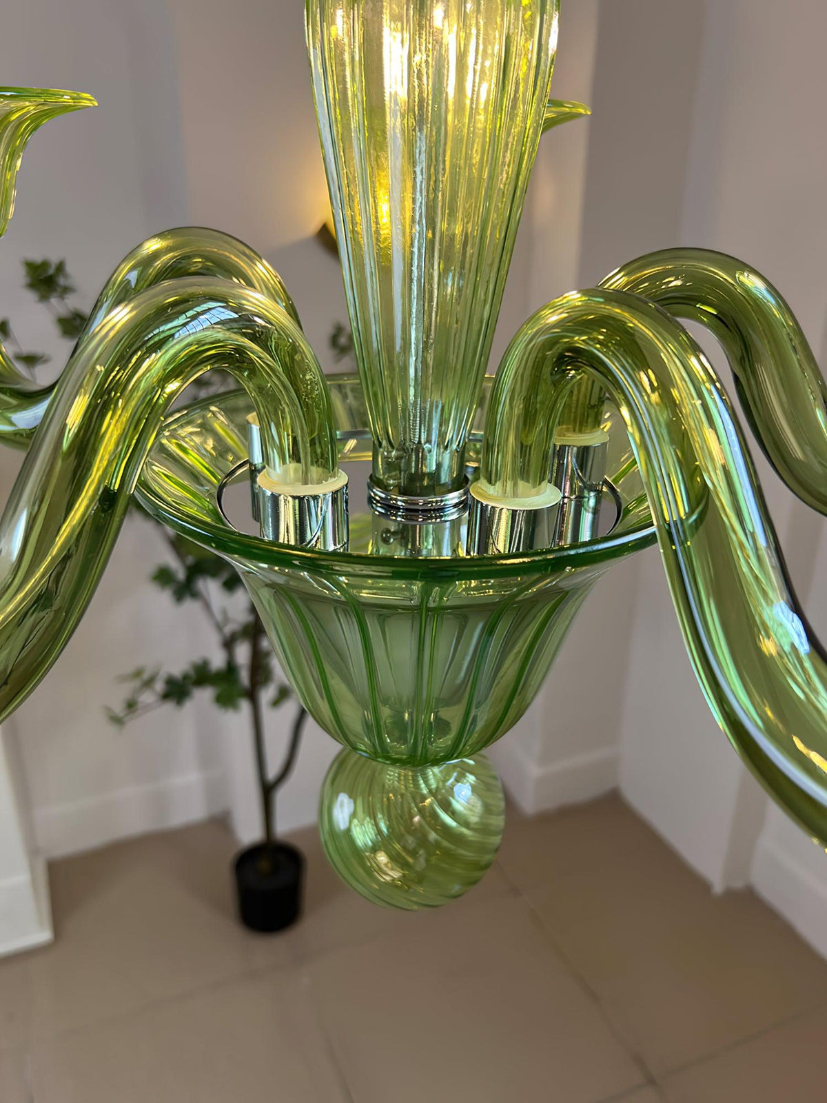 Vase Chandelier Murano Glass Exotic
