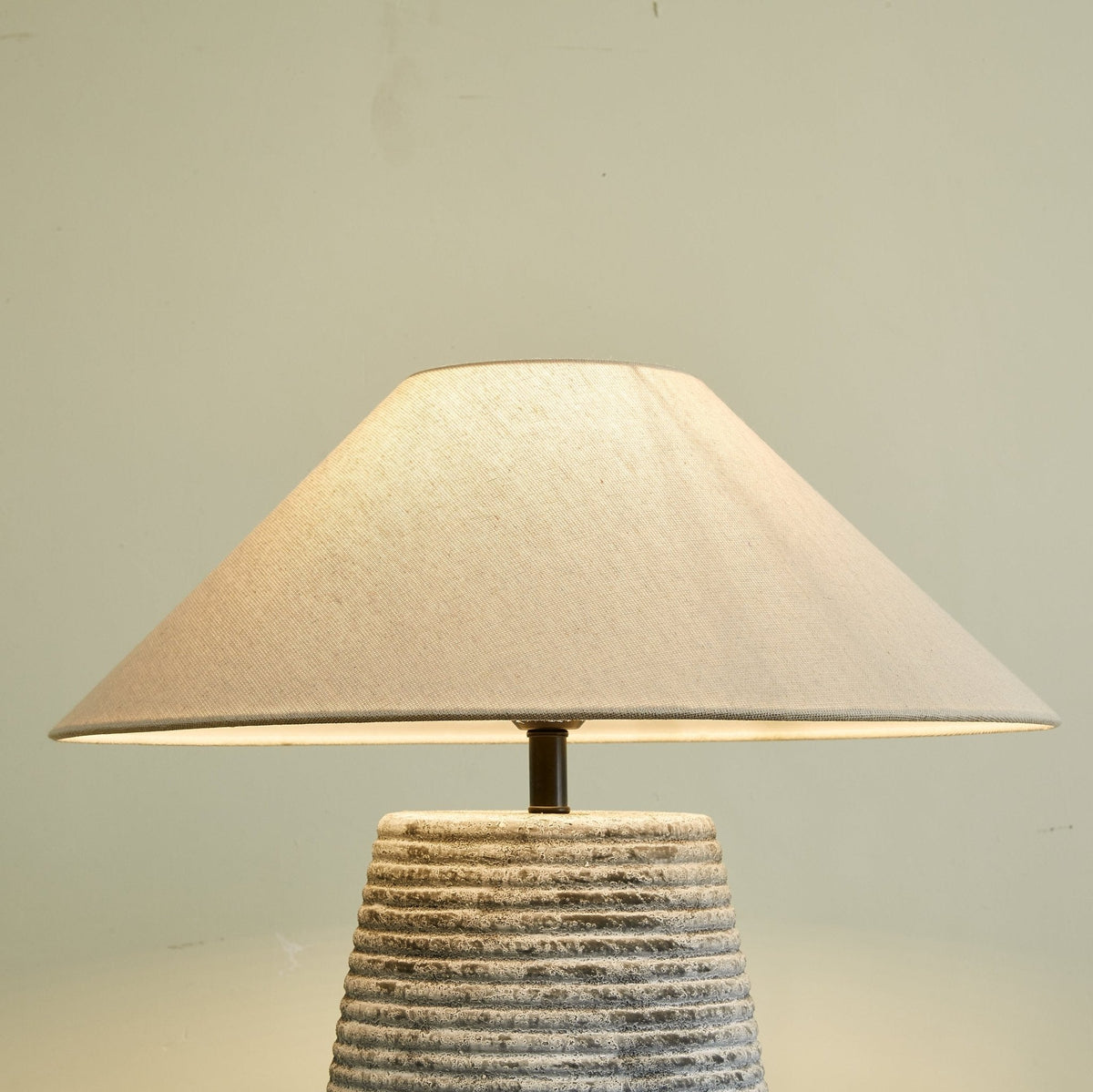 Clarissa Clear Fabric Table Lamp