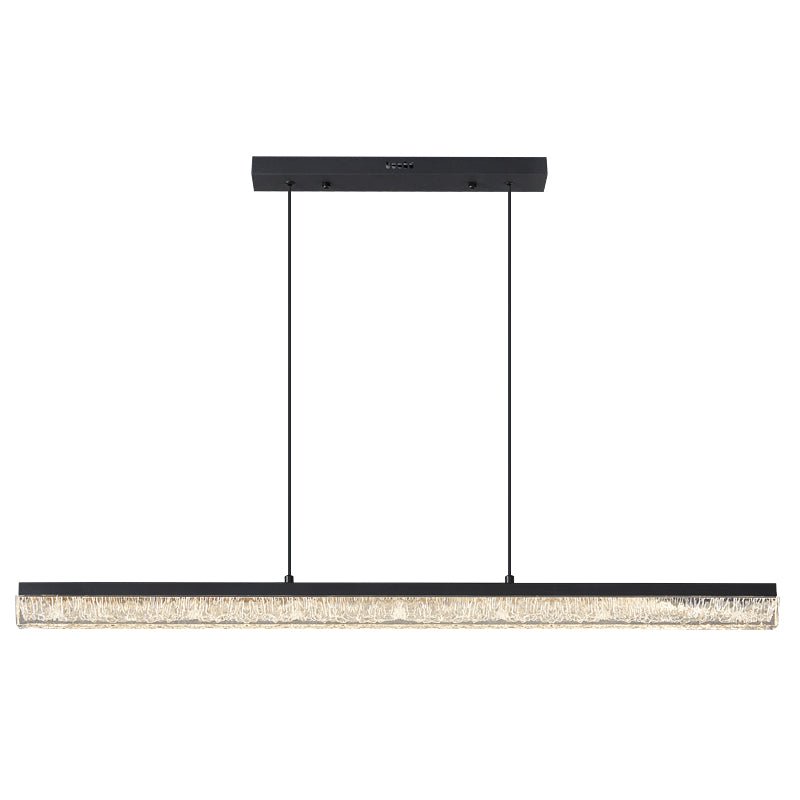 Veluielle Pendant Light Black Acrylic Linear