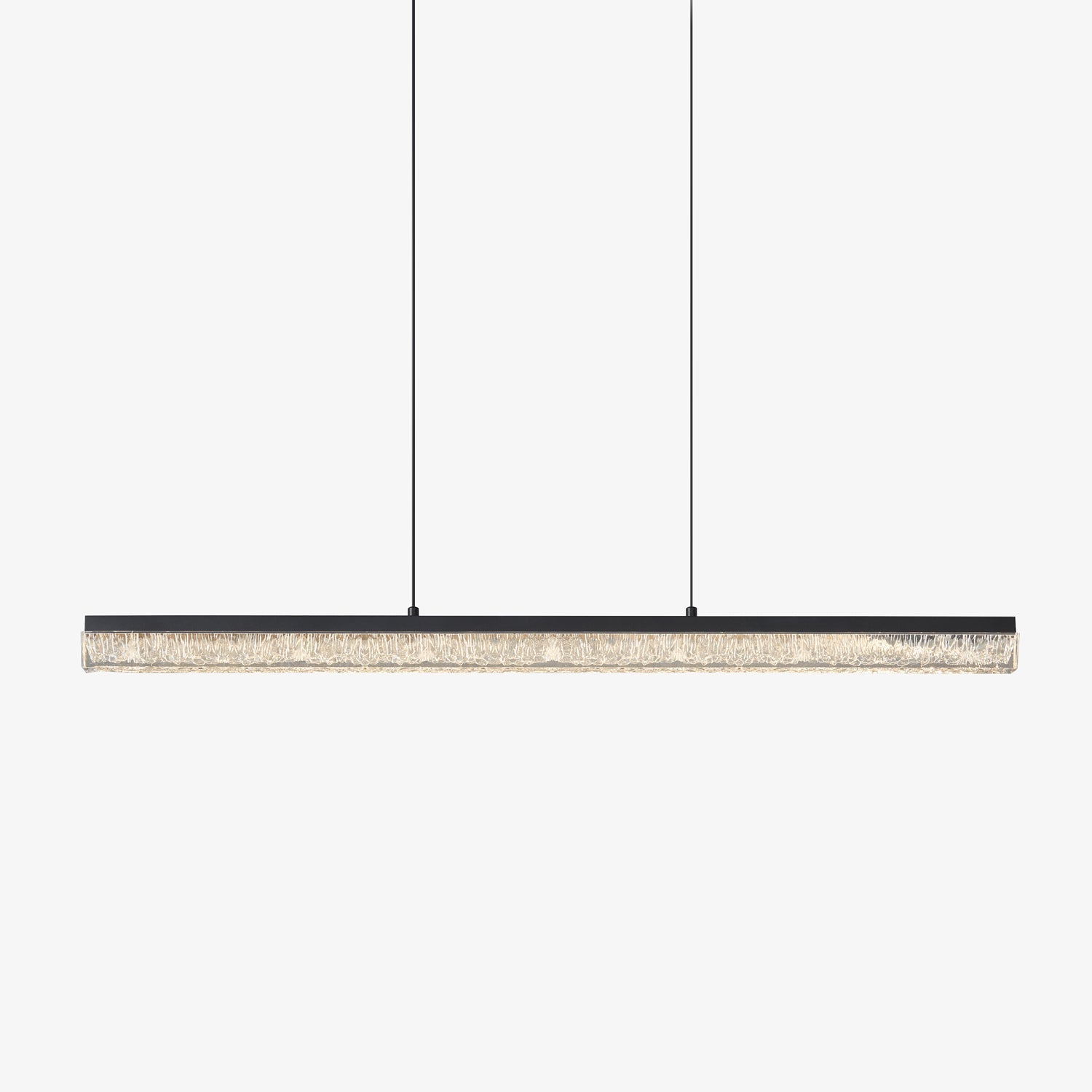 Veluielle Pendant Light Black Acrylic Linear