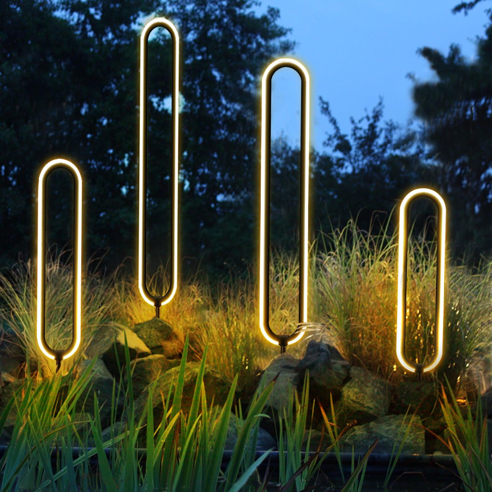 Ovalor Black Garden Outdoor Light