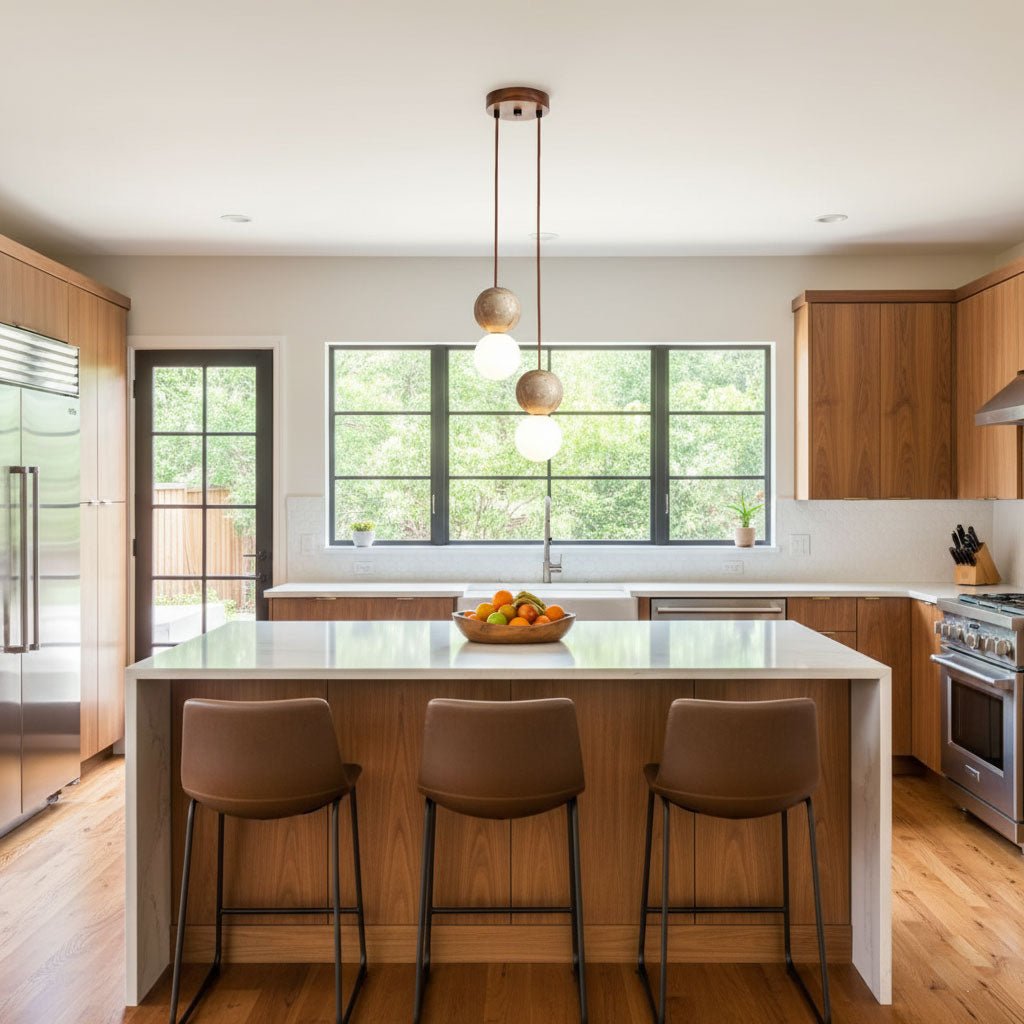 Beauview Travertine Pendant Light