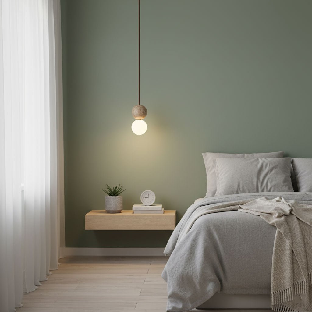 Beauview Travertine Pendant Light