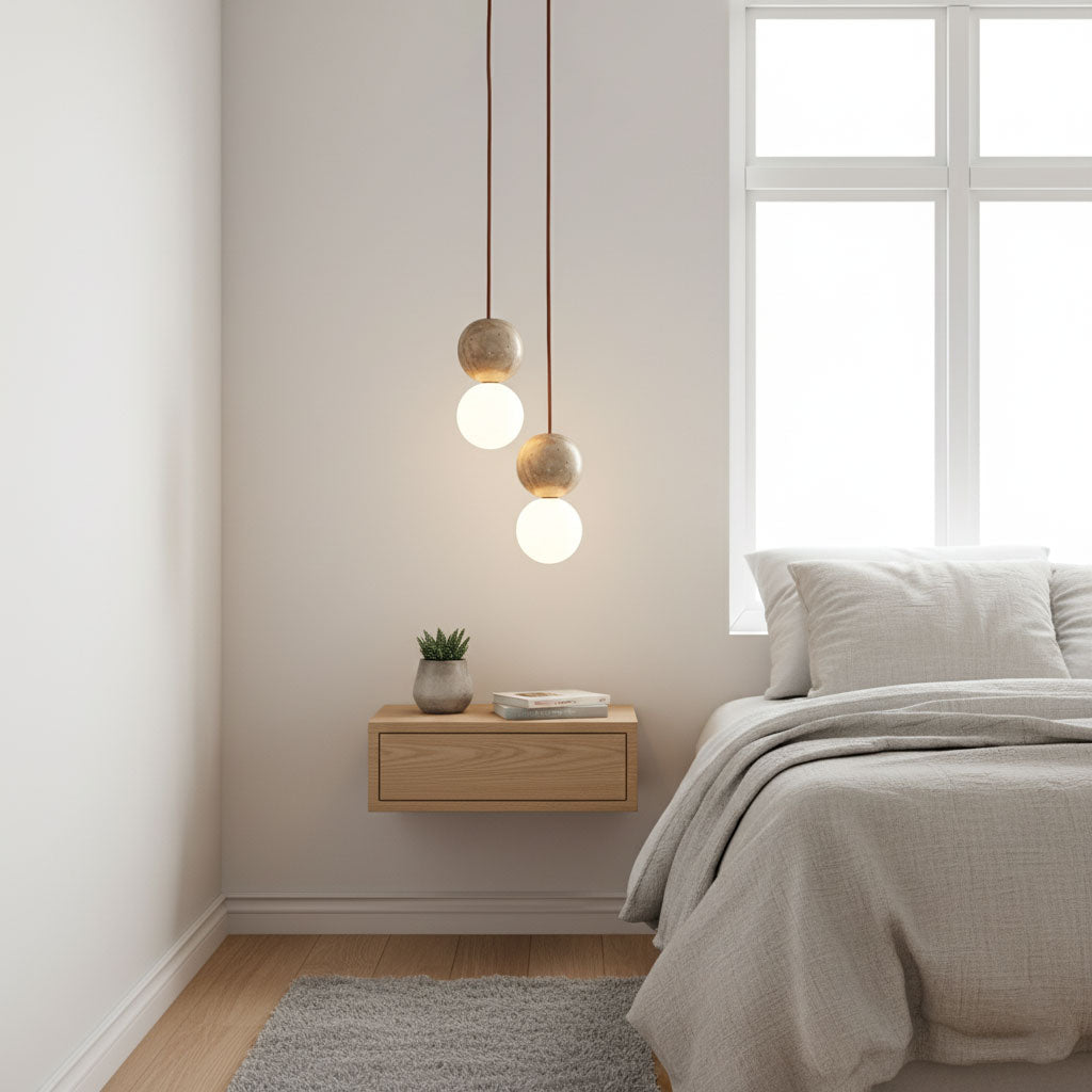 Beauview Travertine Pendant Light