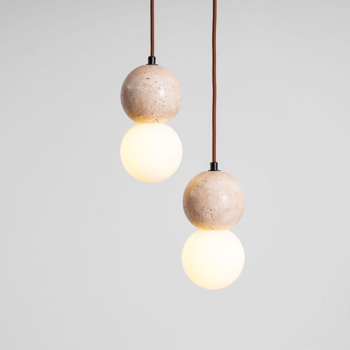 Beauview Travertine Pendant Light