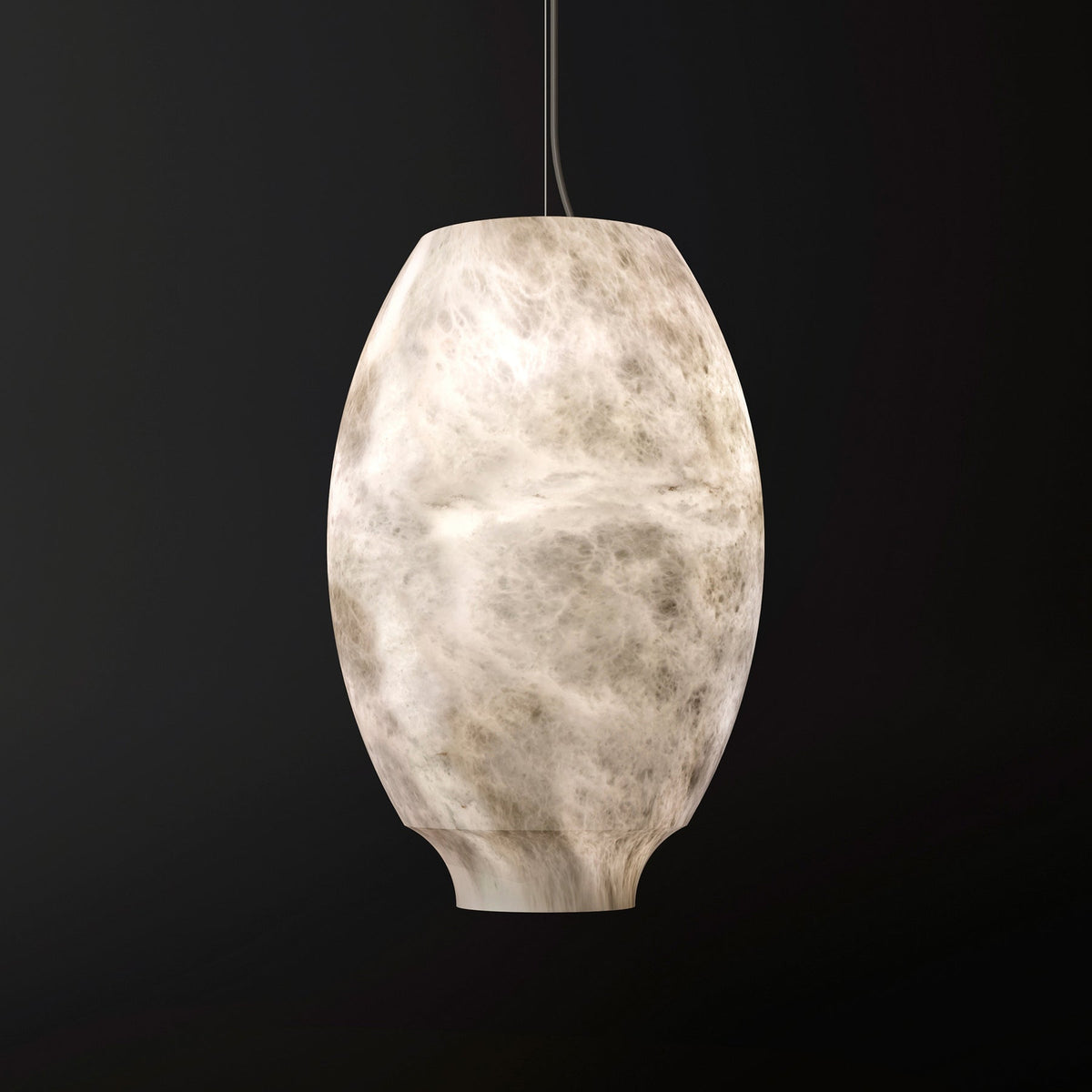 Thalia Minimalist Alabaster Pendant Light