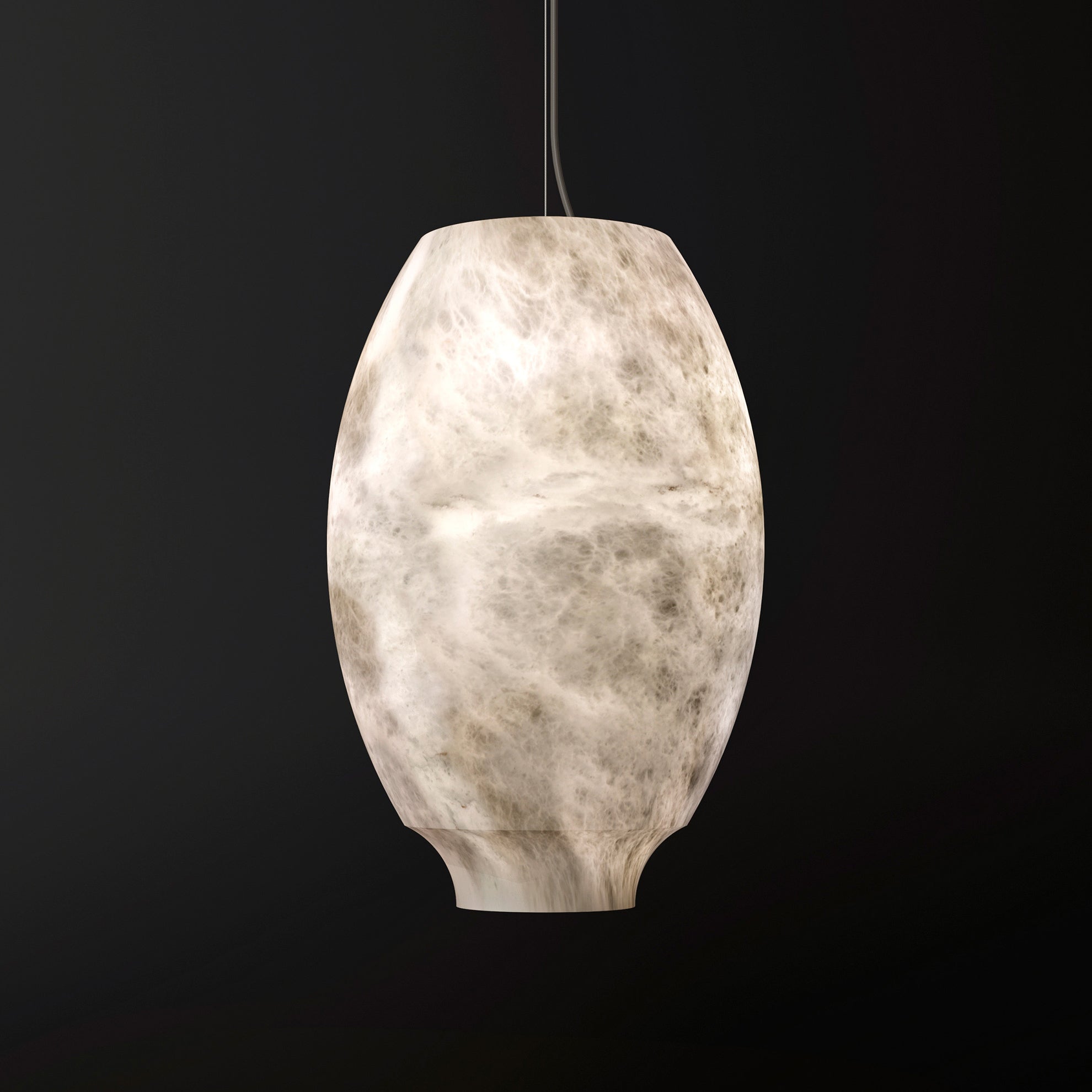 Thalia Minimalist Alabaster Pendant Light