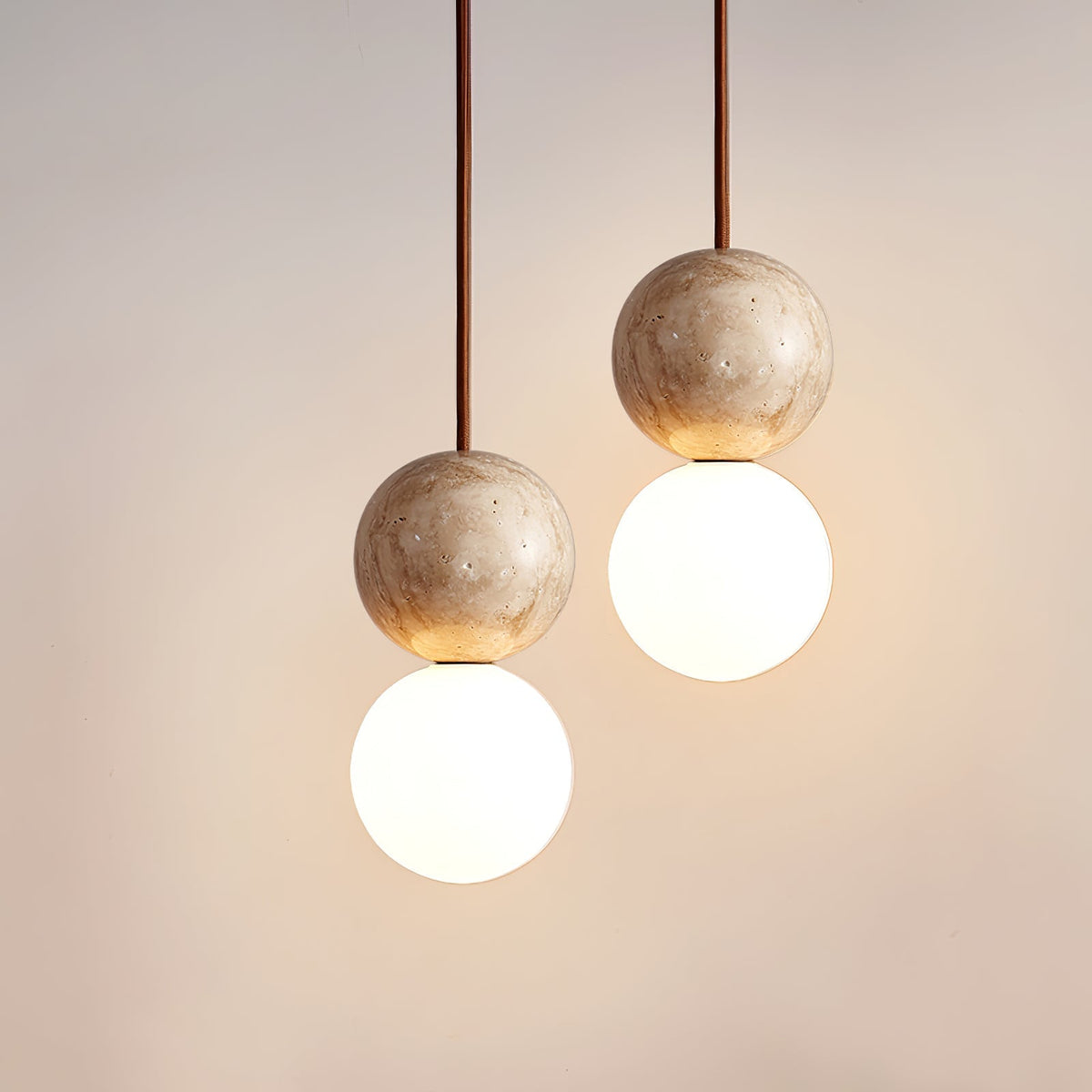 Beauview Travertine Pendant Light