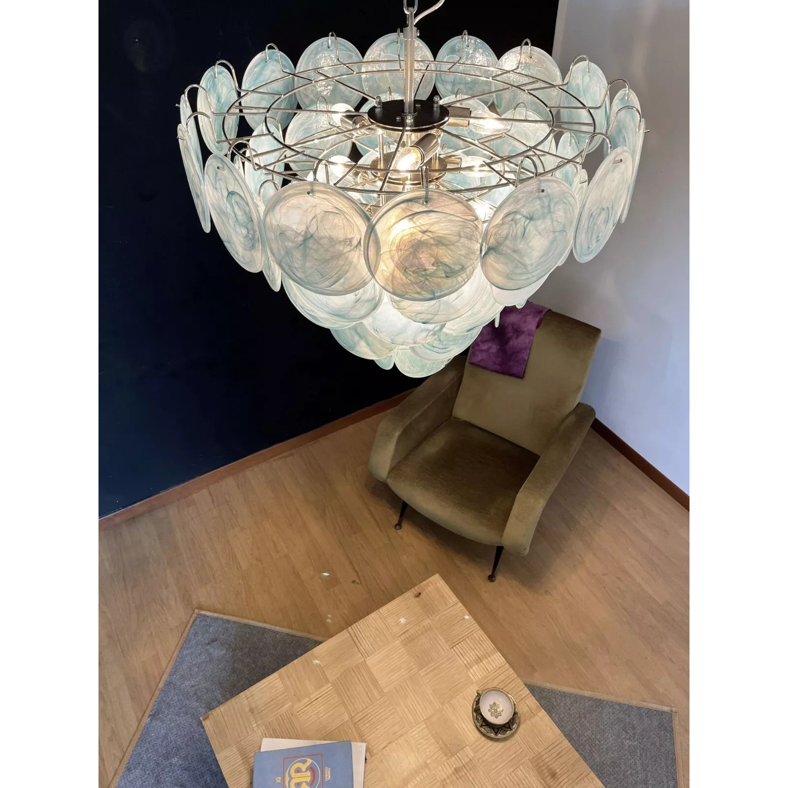 Aqua Chandelier