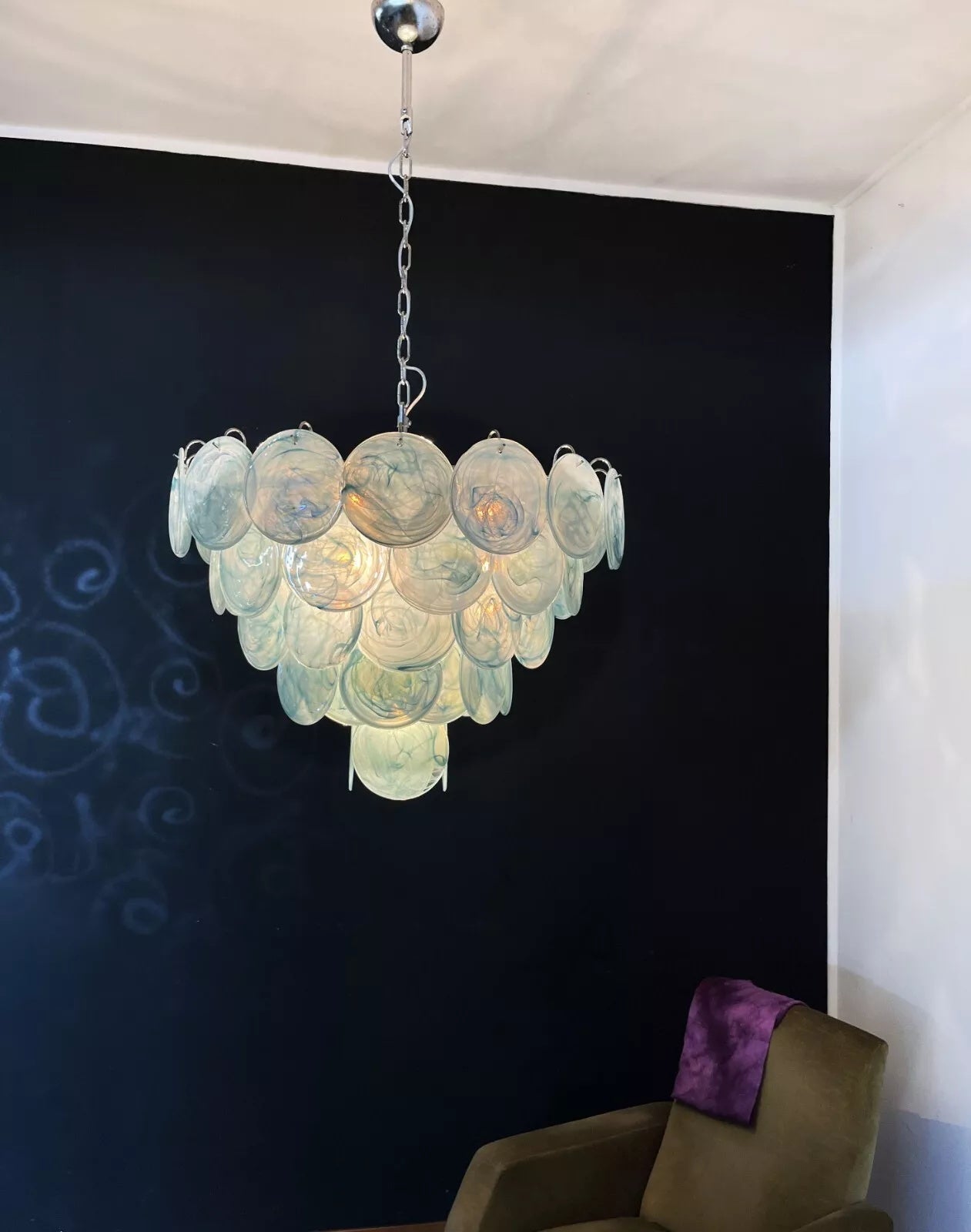 Aqua Chandelier