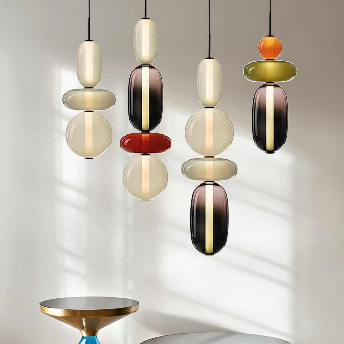 Daelen Glass Acrylic Artistic Pendant Light