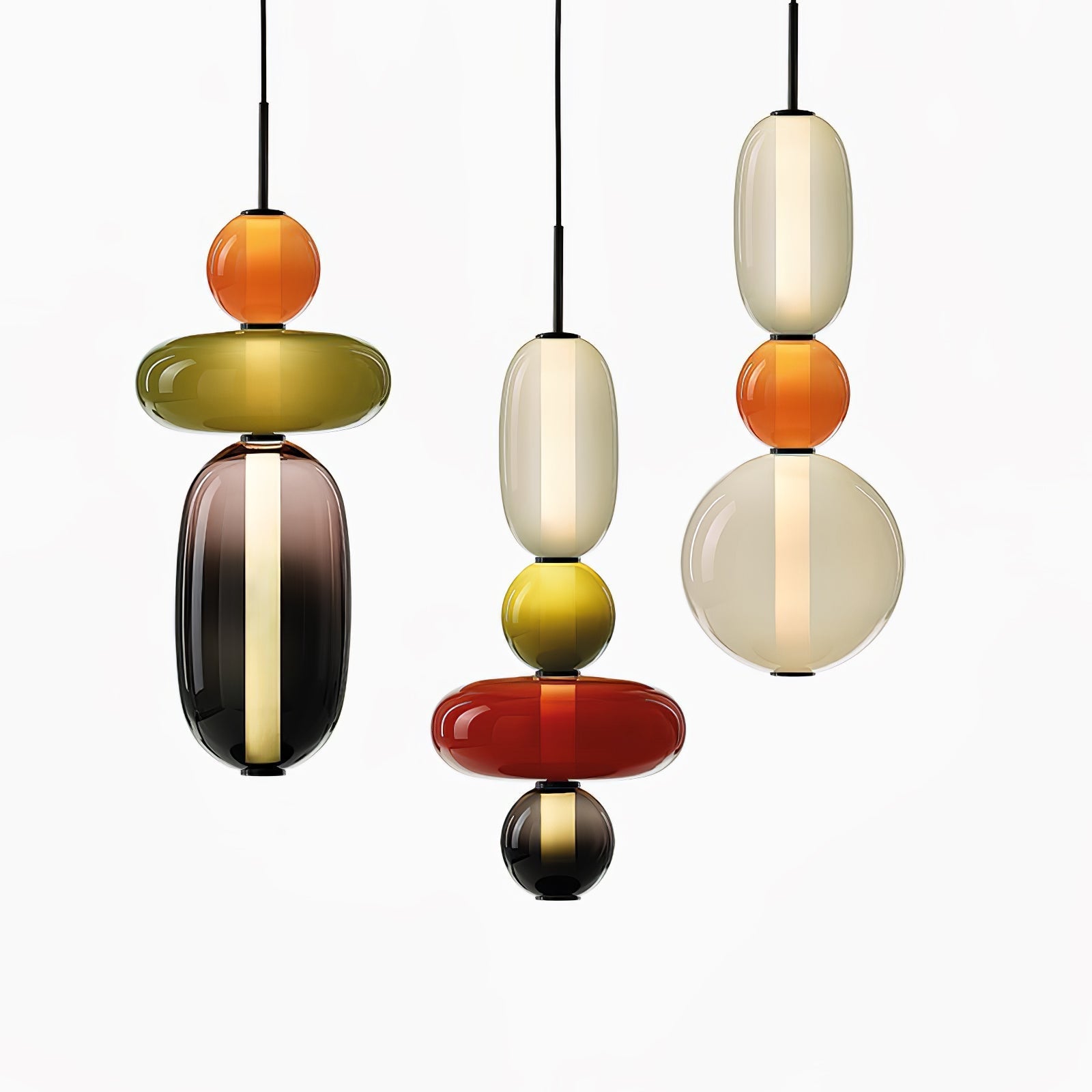 Daelen Glass Acrylic Artistic Pendant Light