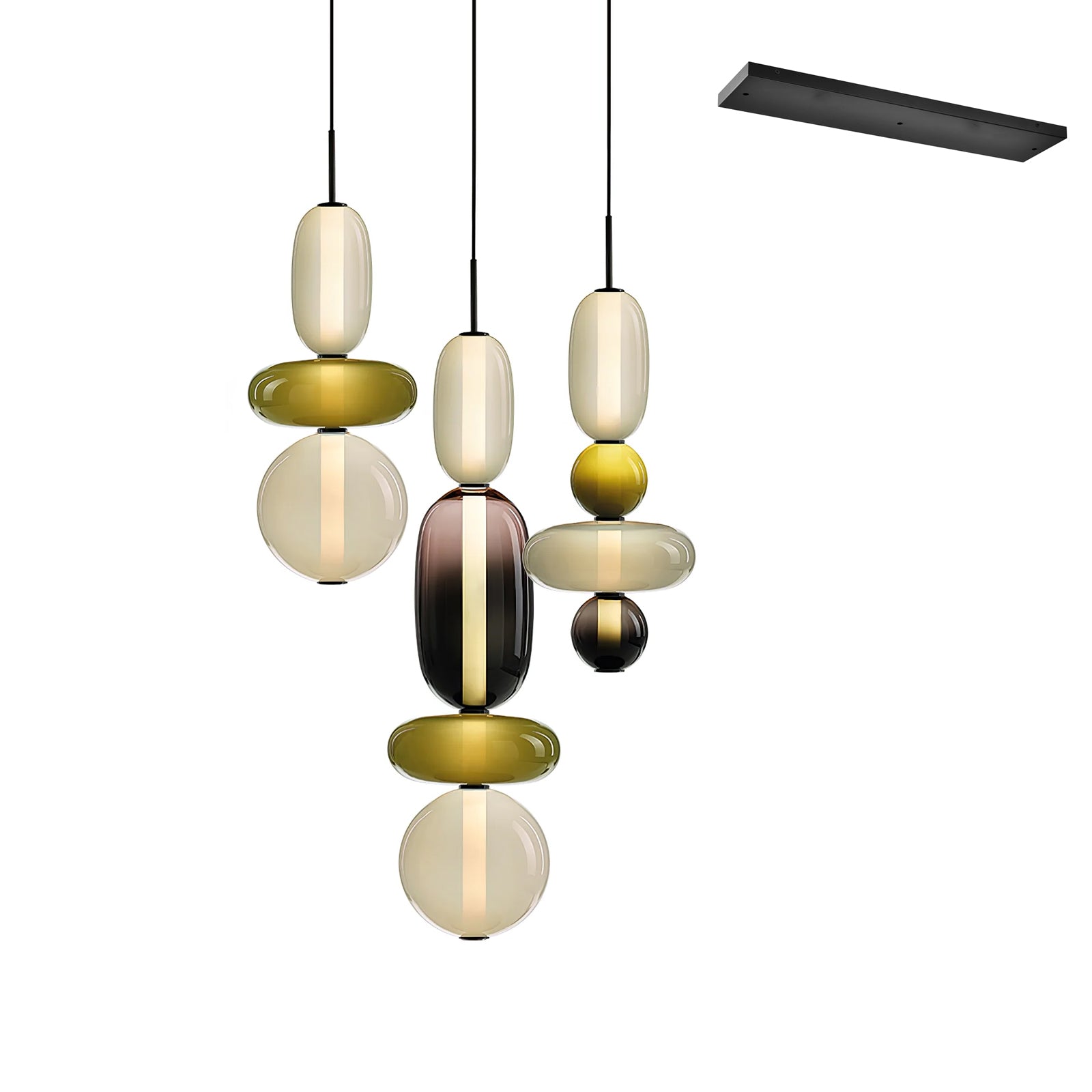 Daelen Glass Acrylic Artistic Pendant Light