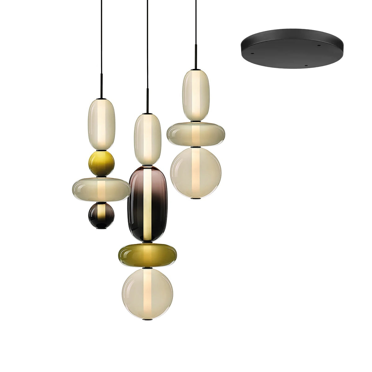 Daelen Glass Acrylic Artistic Pendant Light