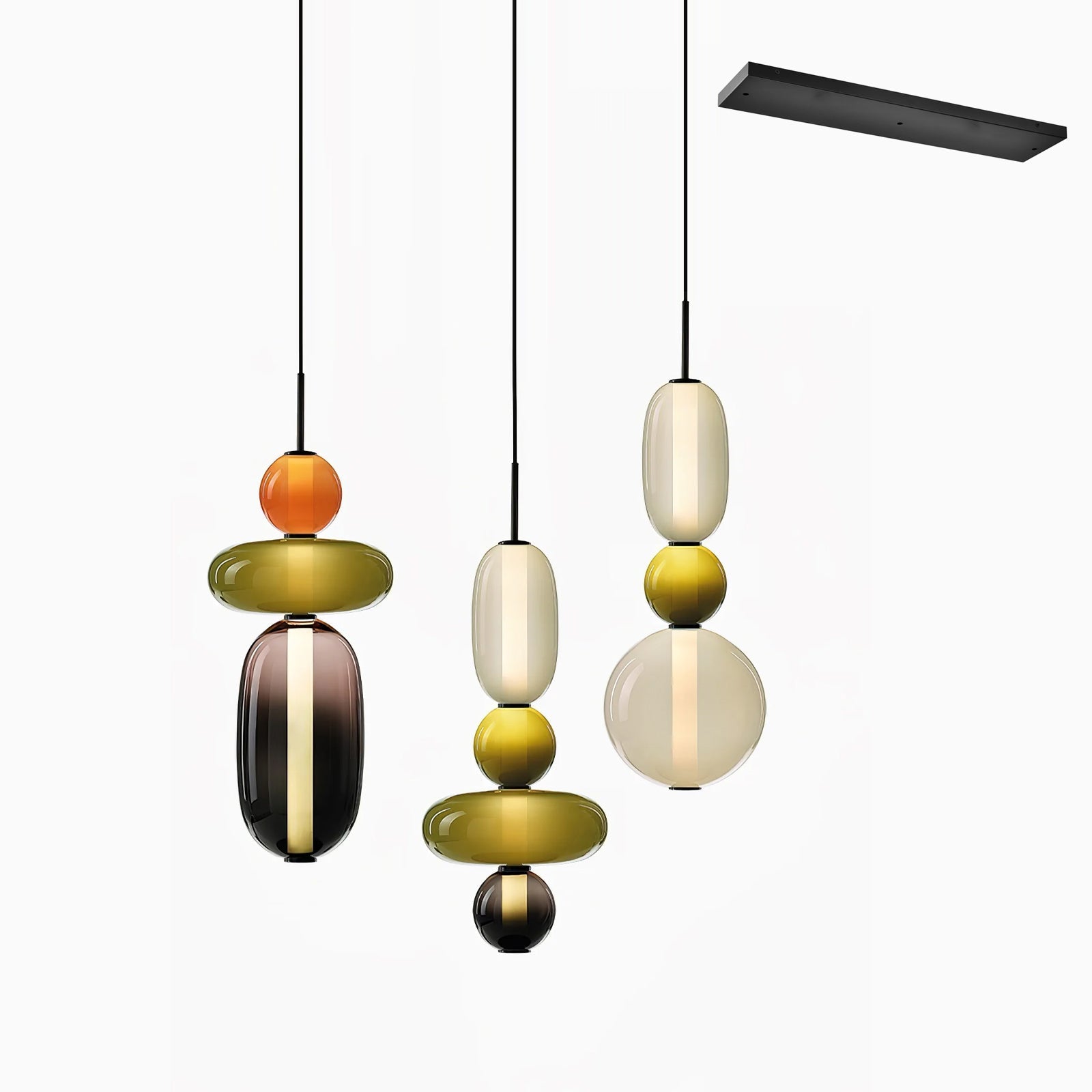 Daelen Glass Acrylic Artistic Pendant Light