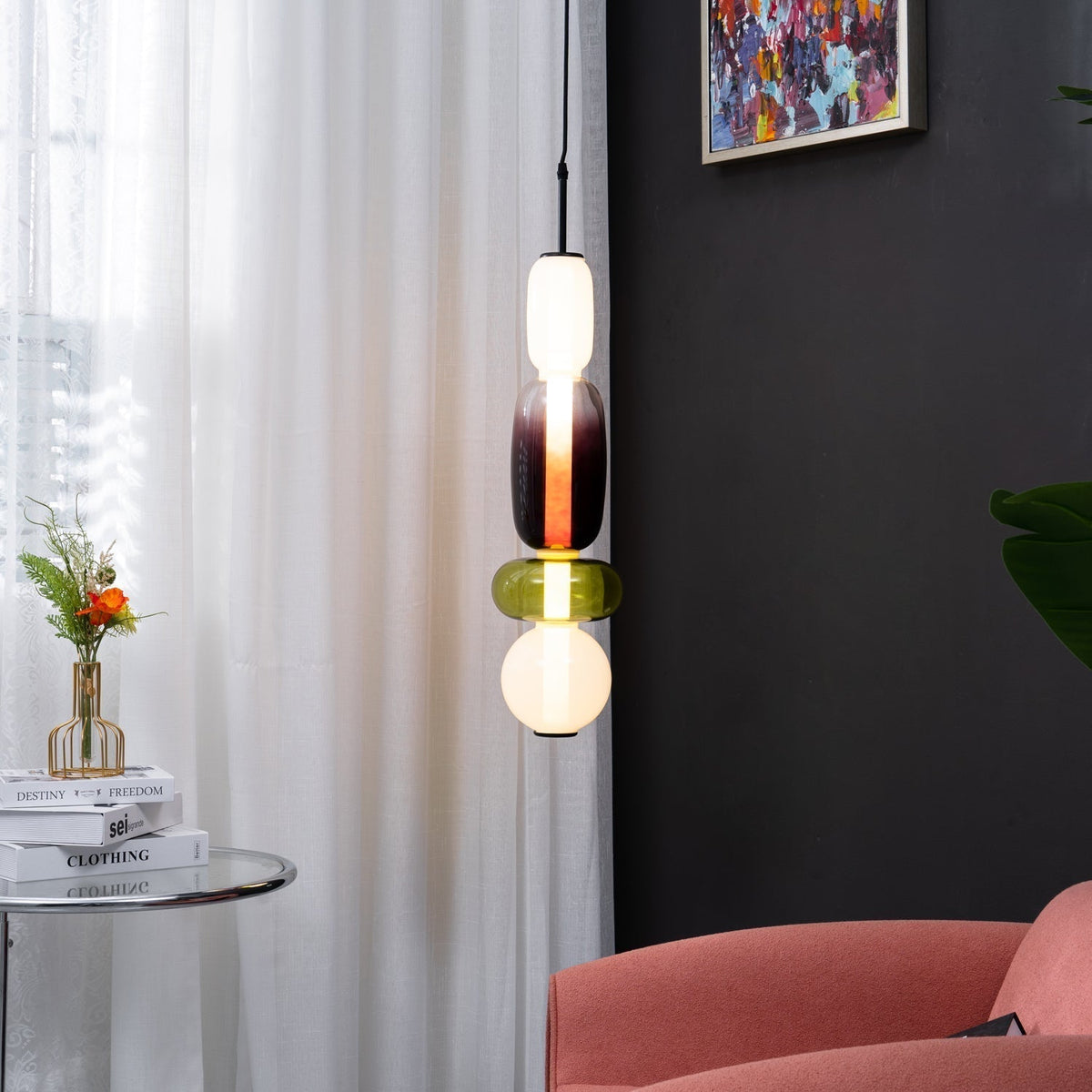Eiriniella Candied Glass Pendant Light