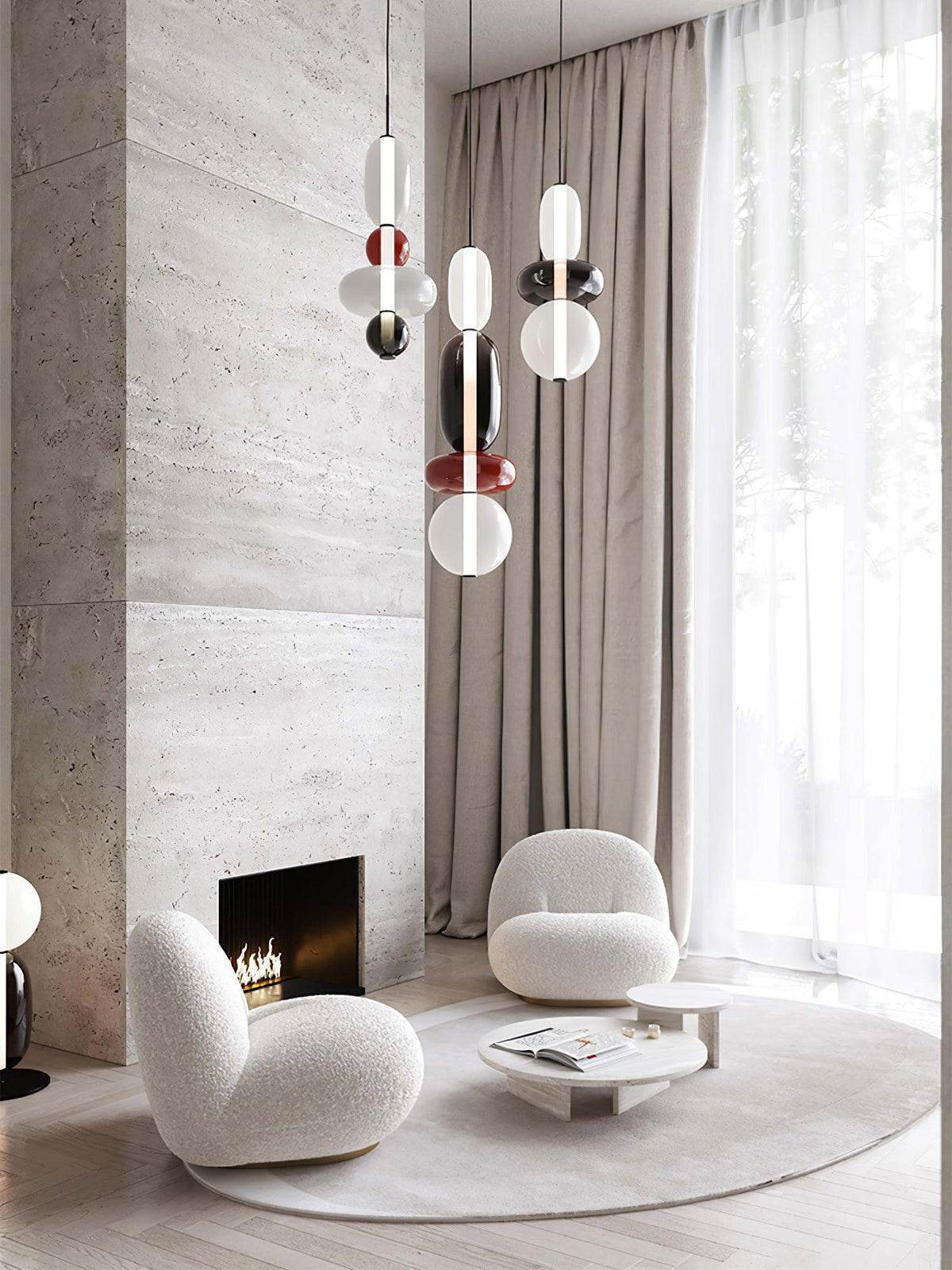 Daelen Glass Acrylic Artistic Pendant Light