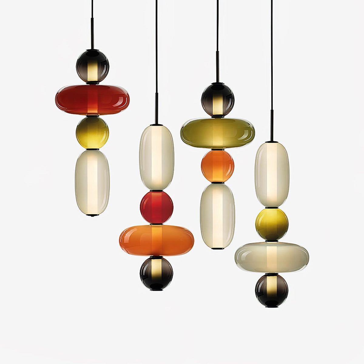 Daelen Glass Acrylic Artistic Pendant Light