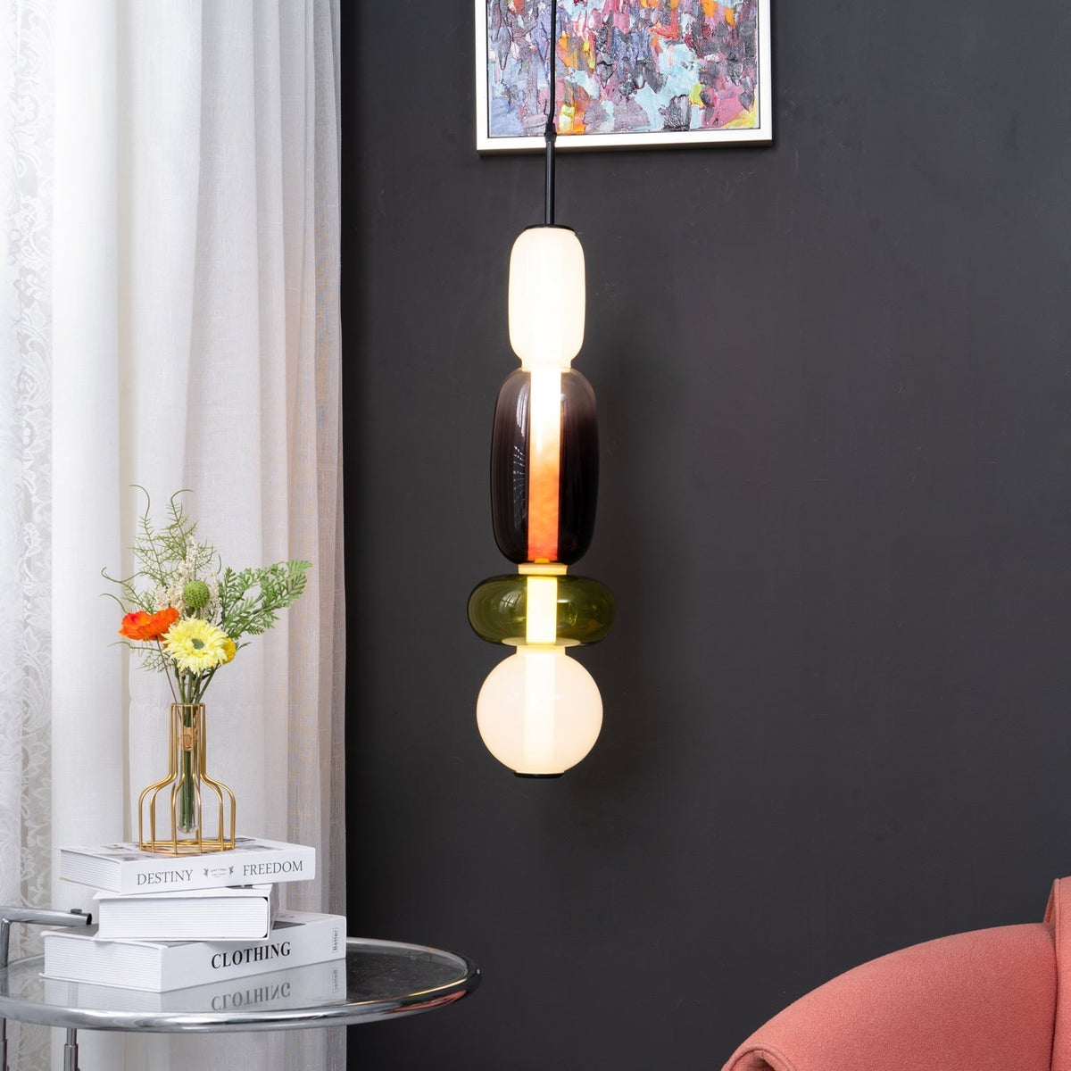 Eiriniella Candied Glass Pendant Light