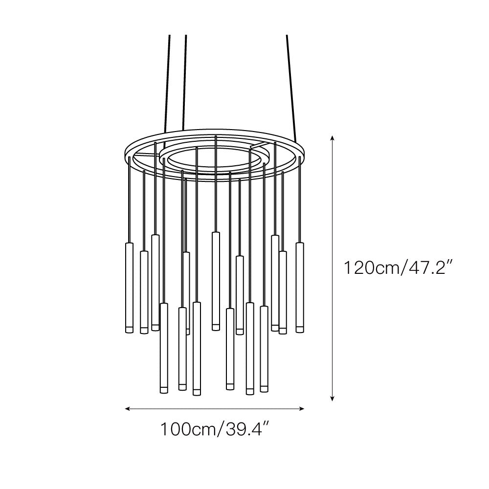 Casiiel Brass Chandelier