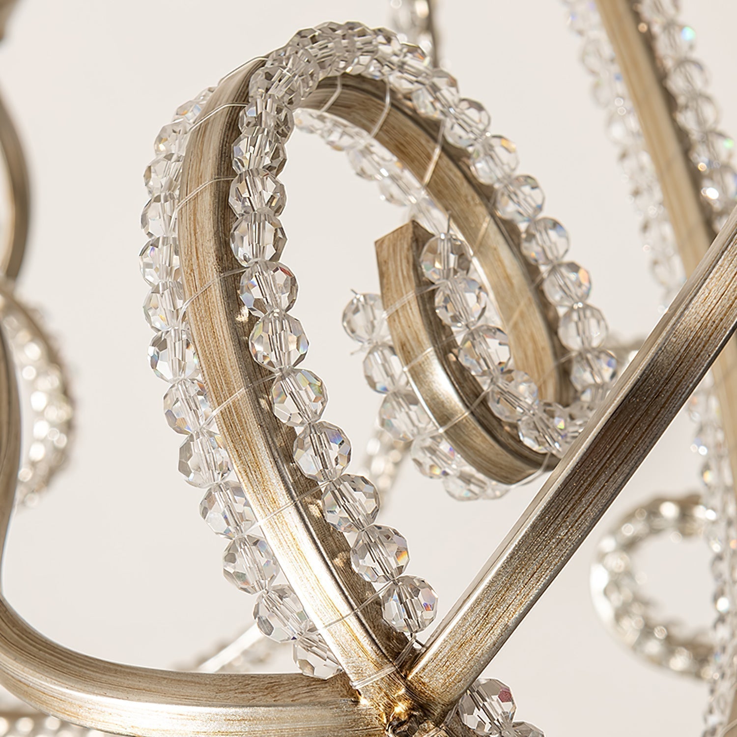 Elysara Crystal Candle Chandelier
