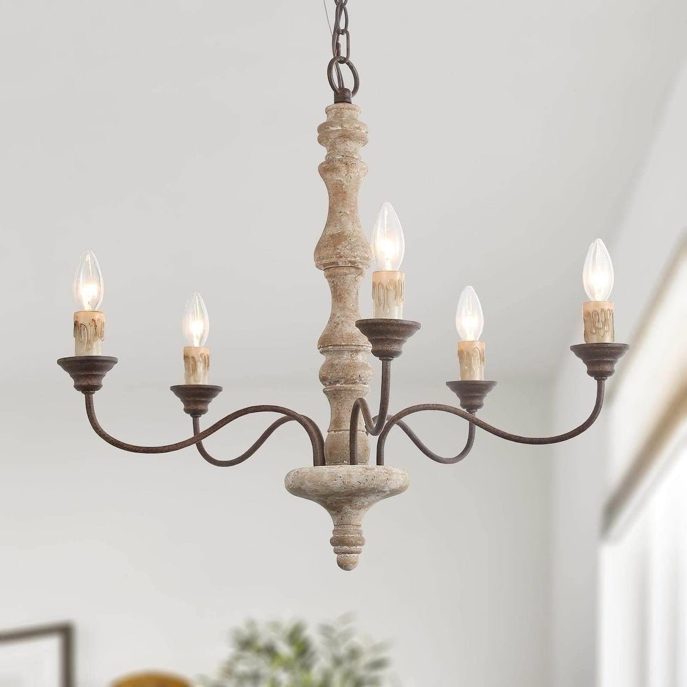 Lumeliel Chandelier Candlestick Farmhouse Rustic