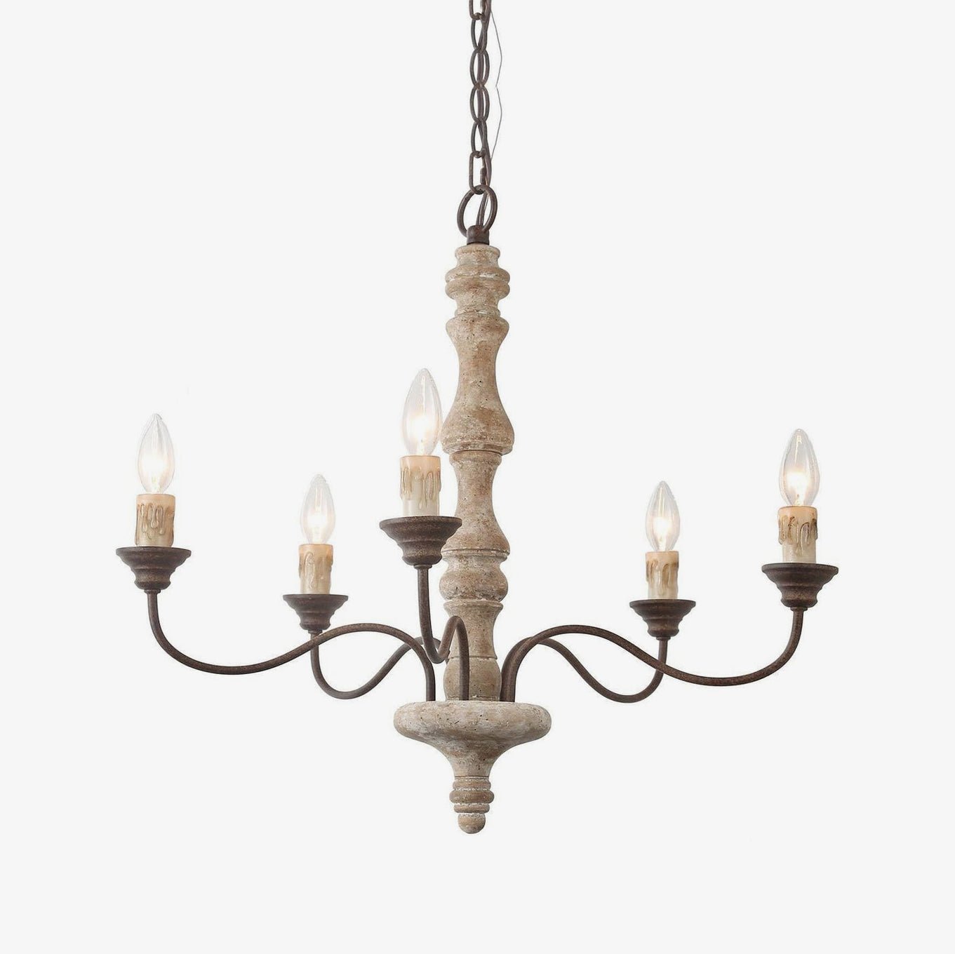Lumeliel Chandelier Candlestick Farmhouse Rustic