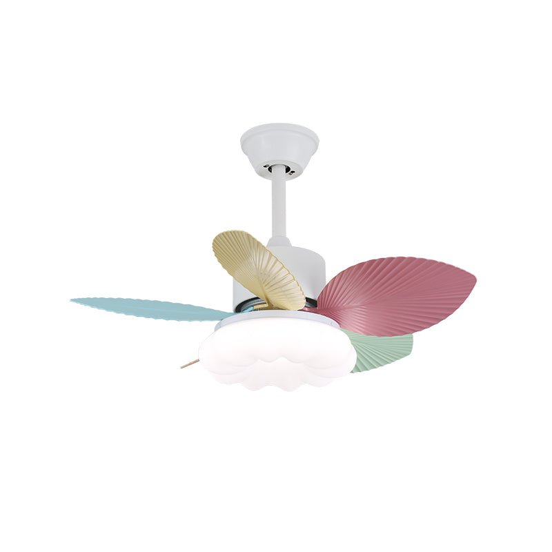 Celoia Colorful Glass Ceiling Fan Light