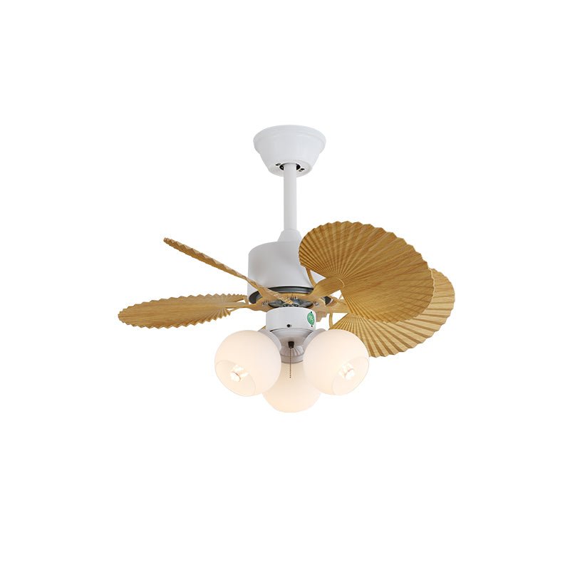 Celoia Colorful Glass Ceiling Fan Light