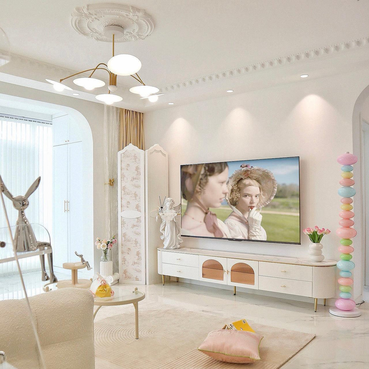 Avelare Marble Atristic Floor Lamp