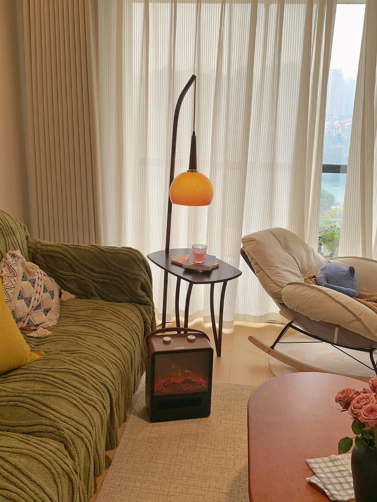 Fior Modern Wood Floor Lamp