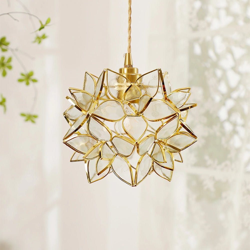 Amara Luxury Glass Pendant Light - Neutral Decor