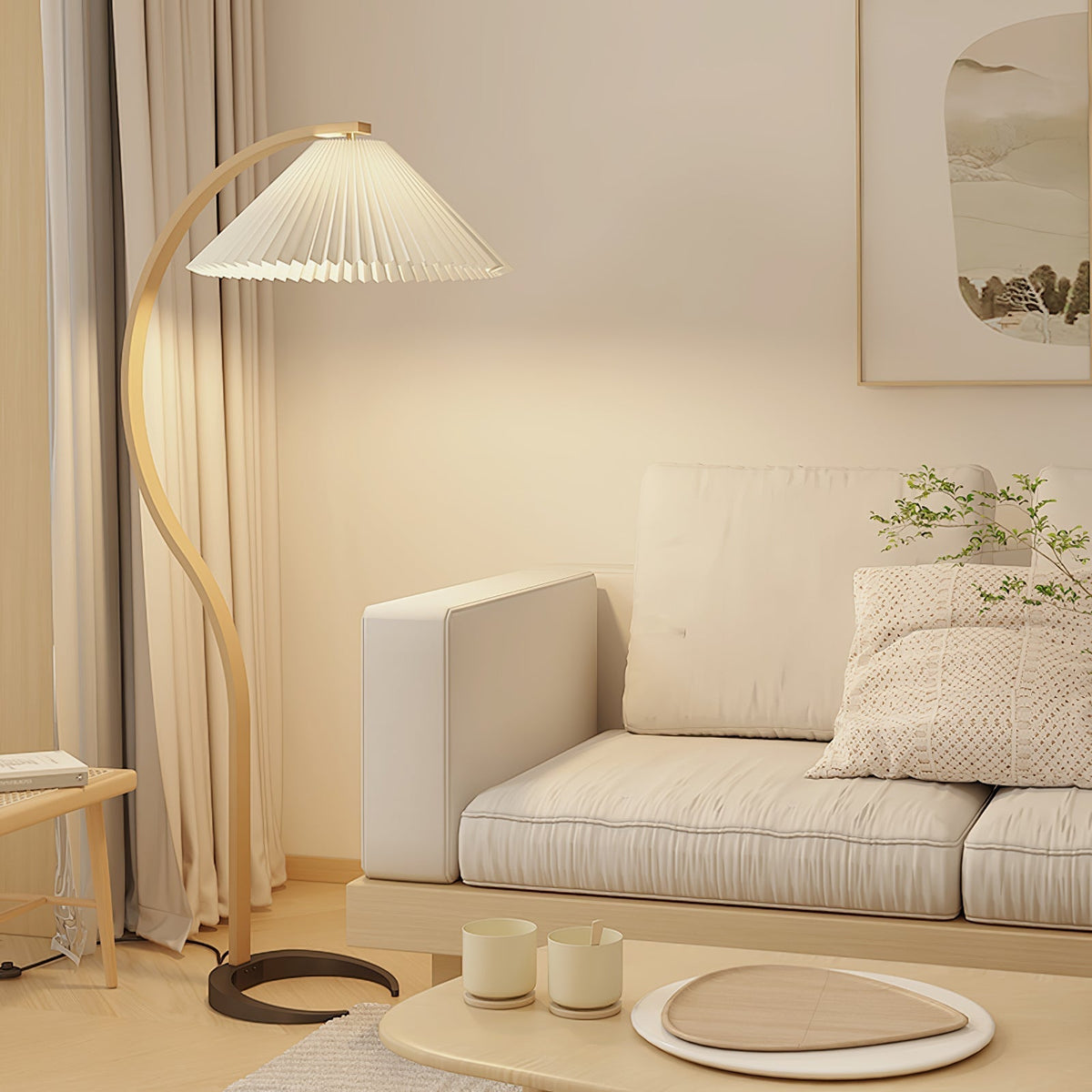 Viaro Wood Floor Lamp