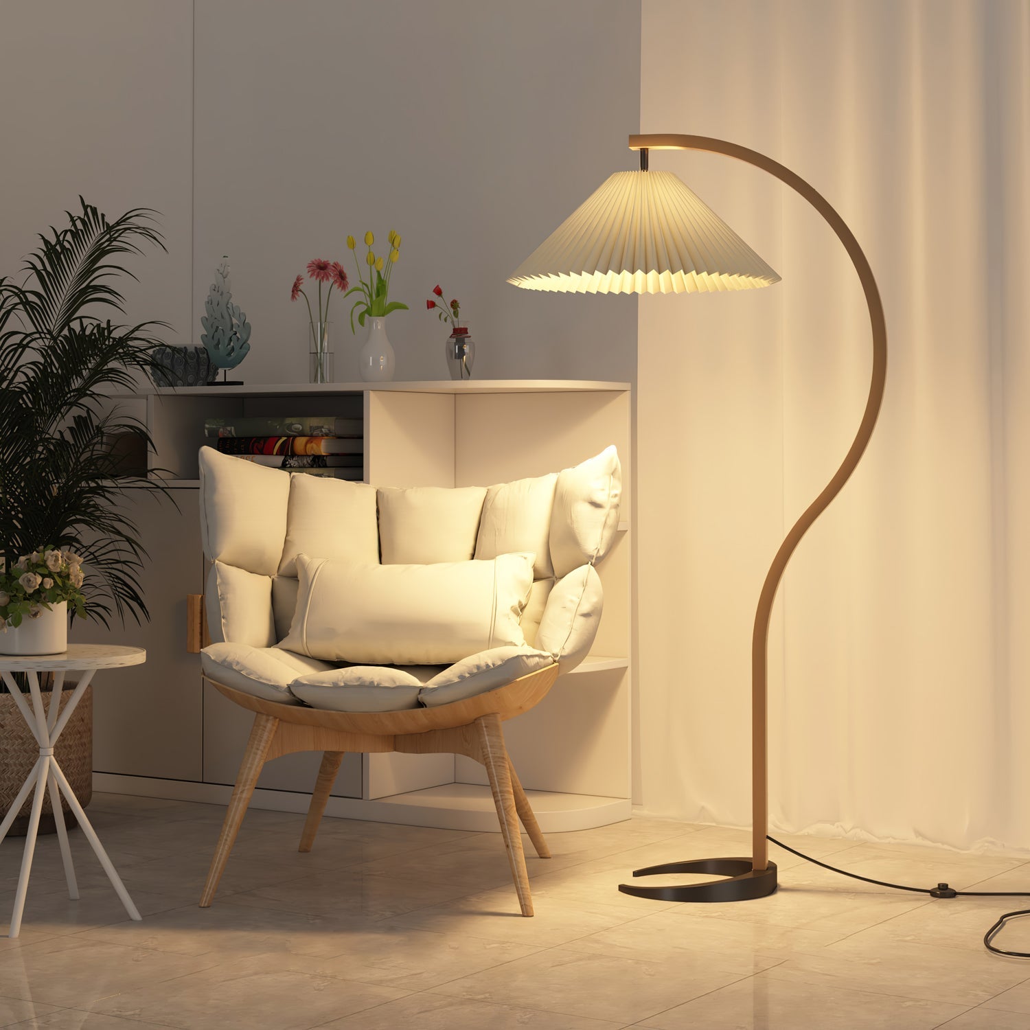 Viaro Wood Floor Lamp